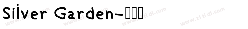 Silver Garden字体转换